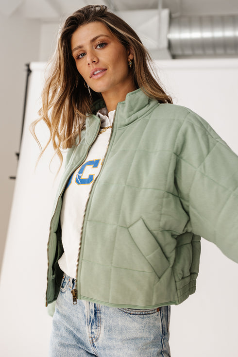 Sage Babe Quilted Jacket *RESTOCKED*